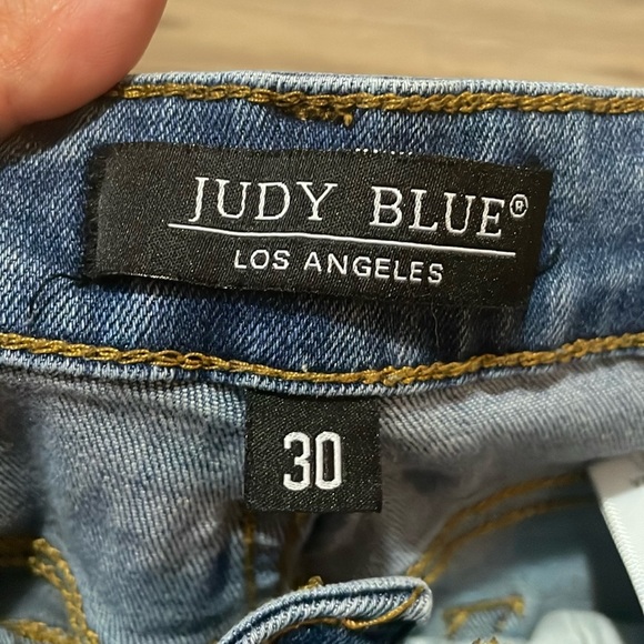 Judy Blue Relaxed Fit Straight Leg Jeans JB82103 JS Womens Size 30 Medium wash - Picture 5 of 13